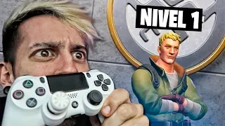 Me creé una nueva cuenta para jugar Fortnite con mando...