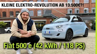 2021 Fiat 500 e (42 kWh) im Test 🤍🔋 Kleine Elektro-Revolution ab 13.500€?! 🤯 Fahrbericht | Review