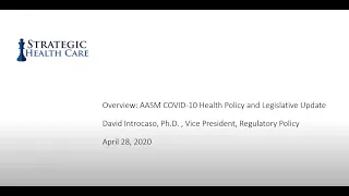 COVID-19 Health Policy and Legislative Update