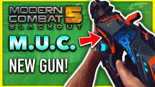 M.U.C. Gameplay! | Modern Combat 5: Blackout (NEW X1-Morph Class Gun!)