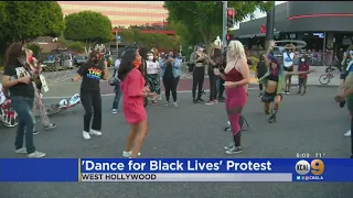 Dozens Participate In 'Dance For Black Lives' Protest In West Hollywood