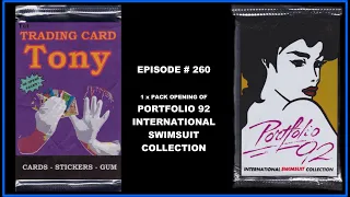 Trading Card Tony #260 - Portfolio 92 International Swimsuit Collection - Pack Opening!