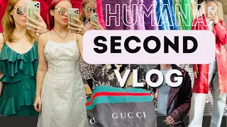 GUCCI та ВЕСІЛЬНА СУКНЯ в СЕКОНДІ HUMANA  - 30% 😮 ГОРИ H&M | МОЇ ЗНАХІДКИ