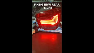 BMW 1ER F20 FIX TAIL LIGHT LED RIPARAZIONE FARO POSTERIORE REPAIR REAR LAMP