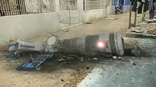 Space satellite falls into streets in Mehsana | Satellite Fall Down CGI | Computer Generated Imagery