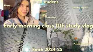 Woke up early at 5AM to study as a PCB student 📚 *productive morning* || Avika Goel 👀