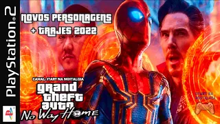 GTAA HOMEM ARANHA SEM VOLTA PARA CASA - PS2 - Novos Trajes, personagens