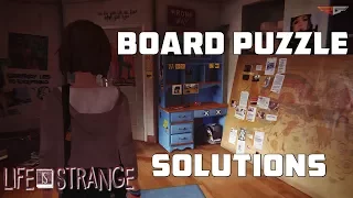 Life is Strange - Episode 4: Board Puzzle Investigation Guide