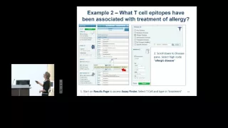 Immune Epitope Database (IEDB) 2015 User Workshop - Home page search examples