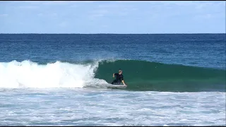 Backhand Surfing Lessons On Perfect Beginner Waves | VLOG S1 EP1