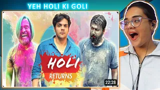 Holi Returns REACTION | Ashish Chanchlani | Neha M.