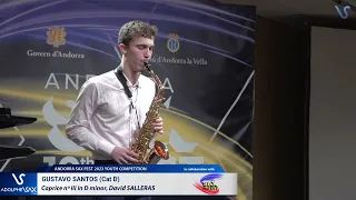 ANDORRA SAX FEST 2023: Gustavo Santos plays Caprice III, David SALLERAS