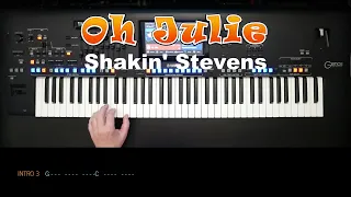 Oh Julie - Shakin' Sevens, Cover, eingespielt mit titelbezogenem Style auf Yamaha Genos.