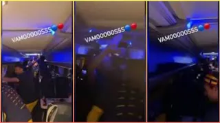 Barcelona Team Bus Celebration After Winning Copa Del Rey 2021