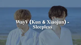 WayV (Kun & Xiaojun) - Sleepless (夜未眠) (Easy Lyrics)