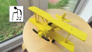 Professor Puzzle Construction Kit & paint set Aeroplane