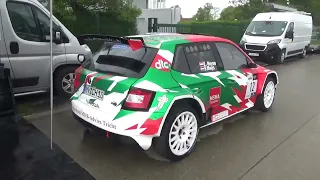 Monteberg Rally 2024 - A walk through the service area on Saturday (raw footage)