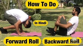 How To Do Forward Roll And Backward Roll | Gymnastics Tutorial | Stunts | Forward Roll Kaise kare