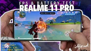 Realme 11 Pro Genshin Impact Gaming test | Dimensity 7050, 120Hz Display