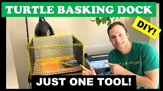 Egg Crate Basking Dock - DIY - Cheap - Only One Tool Needed!