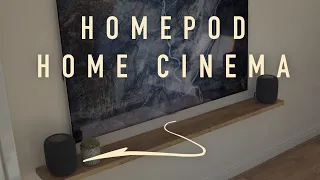 I Built a MINIMALIST HomePod Home Cinema