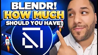 🔥 How Much BLENDR Do You Need To Become A MILLIONAIRE?  THIS IS HOW MUCH YOU NEED!