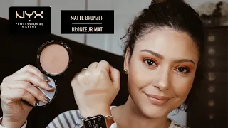 Nyx Professional Makeup Matte Bronzer in Medium/ How to easy bronze