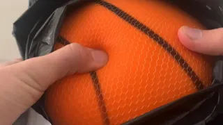 Testing out a silent basketball