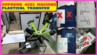 Screen Printing Machine | 4CS2 | Plastisol Transfer By Parag