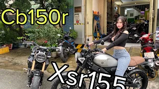 SO SANH HONDA CB150R VỚI ĐỐI THỦ YAMAHA XSR 155 | MinhBiker