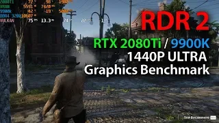 Red Dead Redemption 2 - RTX 2080 Ti + i9 9900k - 1440p Ultra Quality Graphics Benchmark