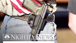 Obama Arrives in Roseburg to Pro-Gun Protests, Grieving Families | NBC Nightly News