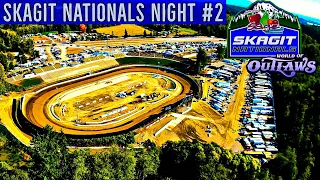 World of Outlaws NOS Energy Drink Sprint Cars | Skagit Nationals | FULL EVENT NIGHT #2