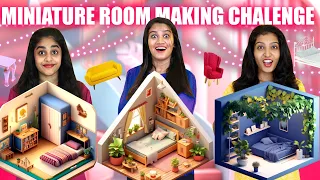 3 MINIATURE ROOM MAKING CHALLENGE 🤩 | ആരുടെ ROOM ജയിക്കും ? വാശിയേറിയ മത്സരം | PULLOTHI