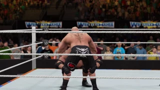 WWE WRESTLEMANIA 33 BROCK LESNAR VS GOLDBERG (WWE 2K17 SIMULATION)