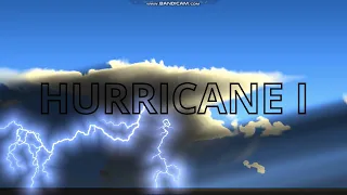 Hurricane I ⚡ ( 2D Weather Sandbox Simulation Film)