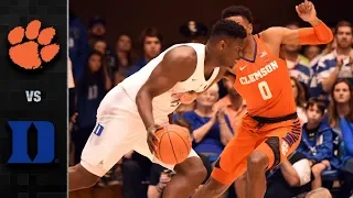 Clemson vs. Duke Basketball Highlights (2018-19)