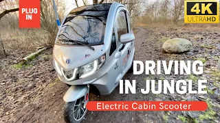 Electric 3-wheel scooter | Electric Cabin Scooter | Motorcycle | ZEV Electric T3-1 #4K