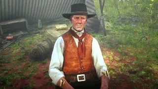 RDR2: Hosea After Bessie Passed Away (Random Camp Event)