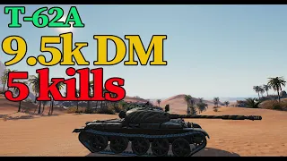 World of Tanks T-62A | 9.5k damage 5 kills  - Replays 60 fps