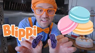 Blippi Bakes Cakes And Cookies | Blippi Videos | Food Videos For Kids