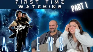 Stressed out Girlfriend watches ALIENS for the first time! - Reaction (1/2)