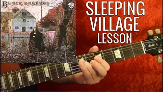 Play Sleeping Village by Black Sabbath PERFECTLY! Guitar Lesson