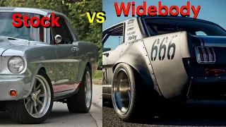 1965 Mustang Tires / WIDEBODY or Flush || 65 Mustang Footage