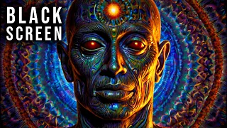 Pineal Gland Activation Hypnosis I DMT Sleep Music To Enter A Deep Trance State I Black Screen