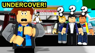 UNDERCOVER COP At Roblox School..