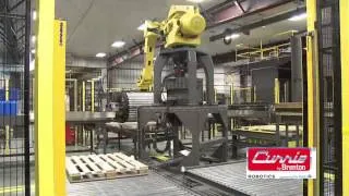 Full Layer Robotic Palletizing with MasterPal Technology - Courtesy of Currie by Brenton