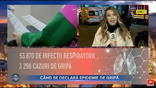Stirile Kanal D - Cand se declara epidemie de gripa | Editie de seara