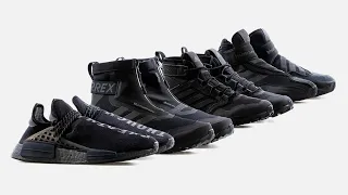 2021 Pharrell’s x All-Black adidas Hu Collection
