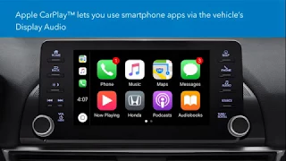 How to Connect and Use Apple CarPlay™ in the 2018 Honda Accord